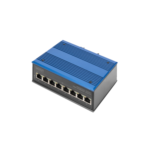 Switch Fast Ethernet Calha DIN – 8 Portas
