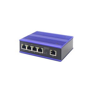Switch Fast Ethernet Calha DIN – 4 Portas + 1 Up link