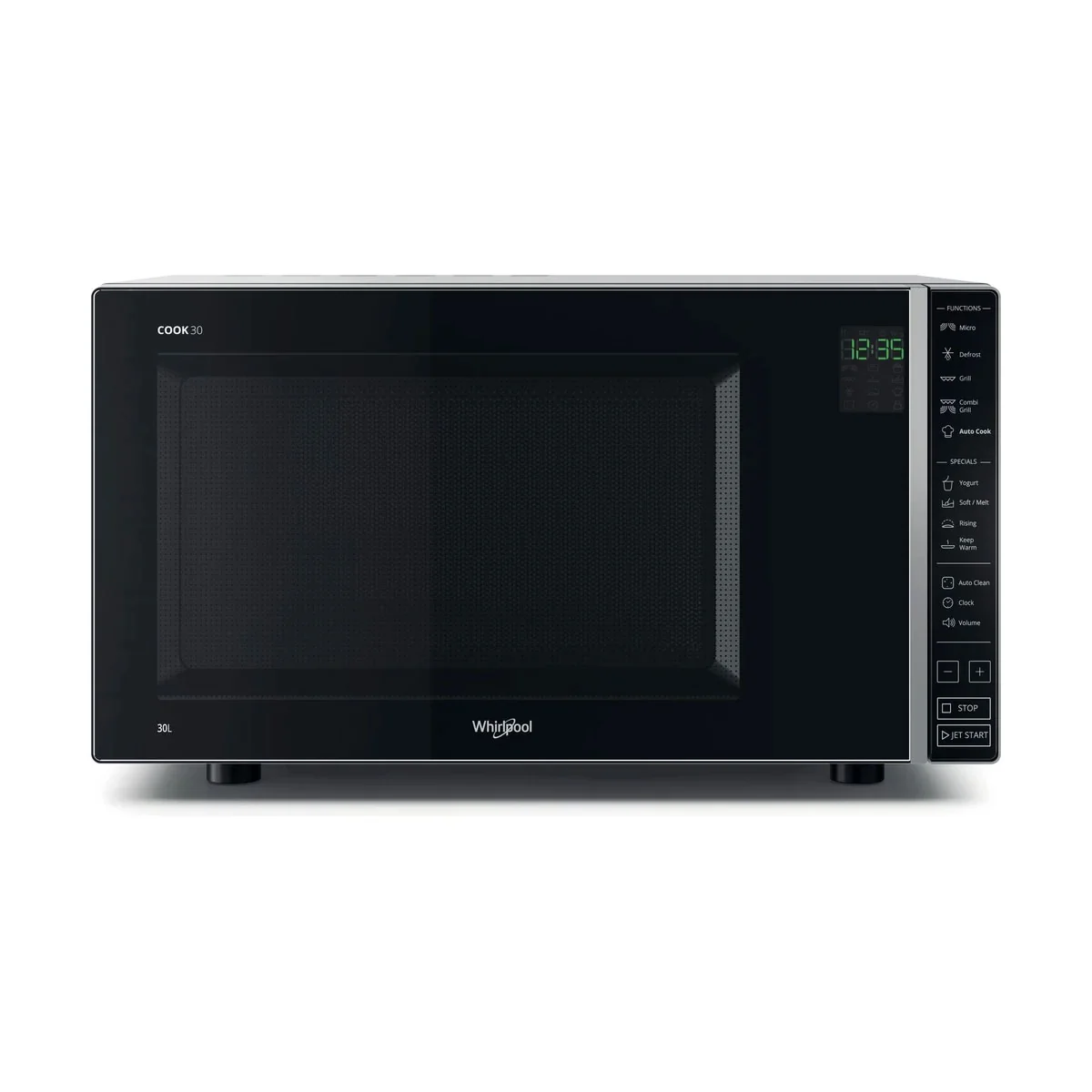 Whirlpool Microondas 30LT 900W Grill 1050W Preto - Image 2